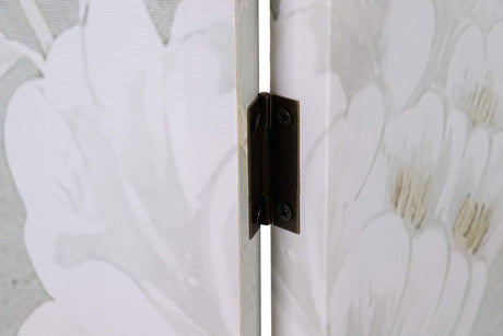 BIOMBO LIENZO FLORES 120x3x180 CM
