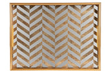 SET 2 BANDEJAS CRISTAL PU 40x30x5 35x25x5 CM