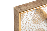 SET 2 BANDEJAS CRISTAL PU 40x30x5 35x25x5 CM