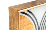 SET 2 BANDEJAS CRISTAL PU 40x30x5 35x25x5 CM