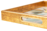 SET 2 BANDEJAS CRISTAL PU 40x30x5 35x25x5 CM