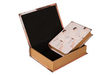 SET 2 CAJAS LIBRO MUJERES 34x25x7 27x20x6 CM