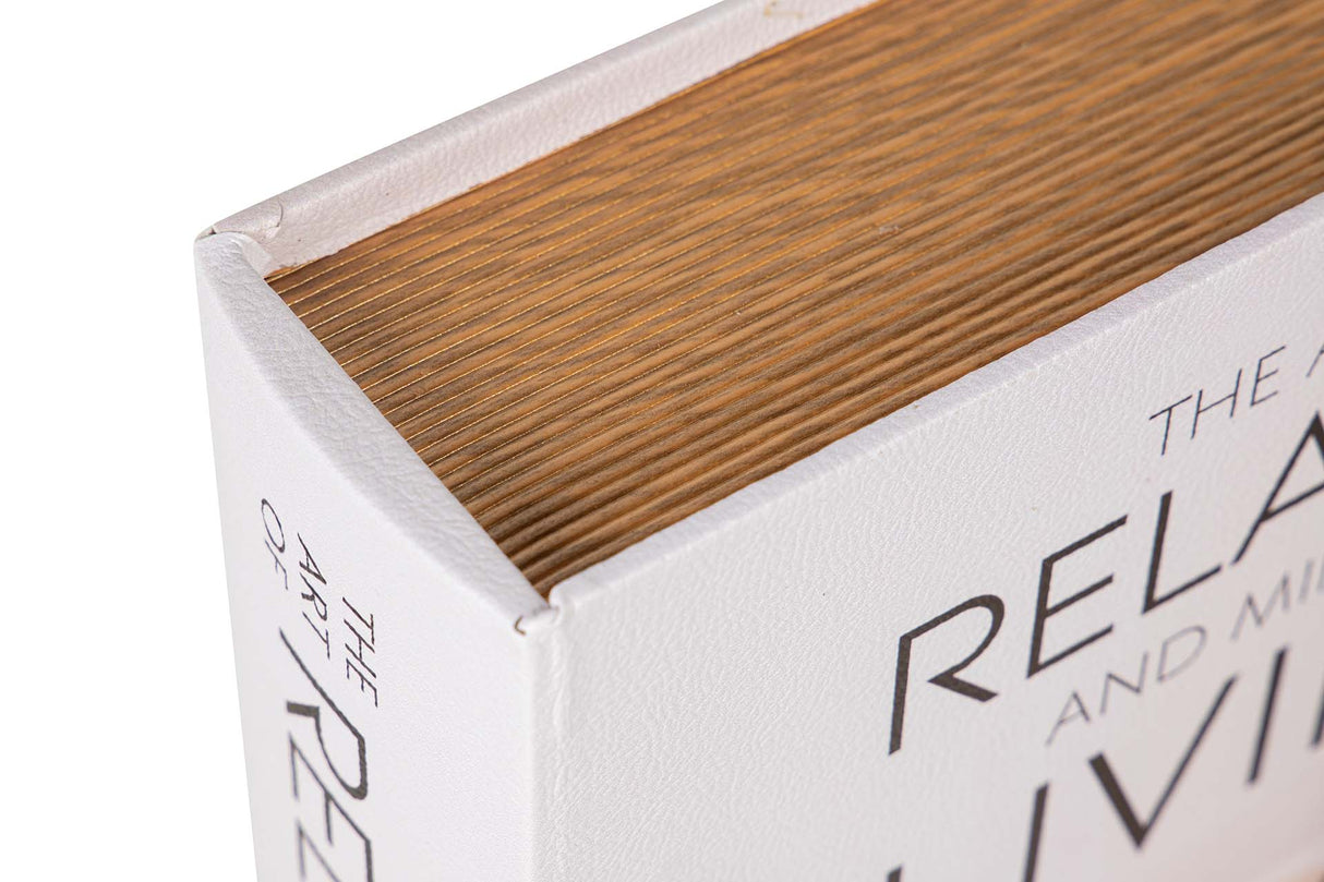 SET 2 CAJAS LIBRO DECORACION 34x25x7 27x20x6 CM
