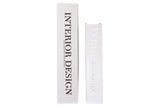 SET 2 CAJAS LIBRO DECORACION 34x25x7 27x20x6 CM
