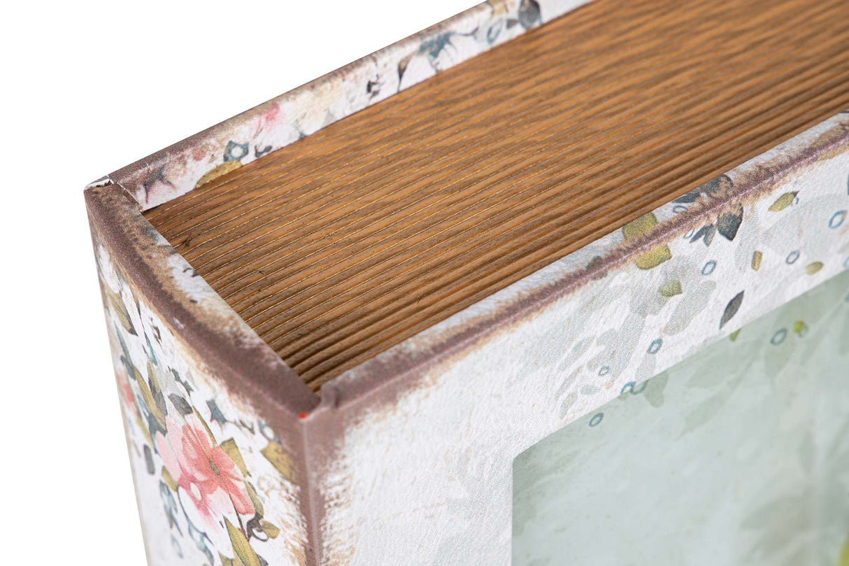 SET 2 CAJAS LIBRO ESPEJO 33x22x7 23x14x5 CM