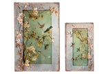 SET 2 CAJAS LIBRO ESPEJO 33x22x7 23x14x5 CM