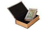 SET 2 CAJAS LIBRO ESPEJO 33x22x7 23x14x5 CM