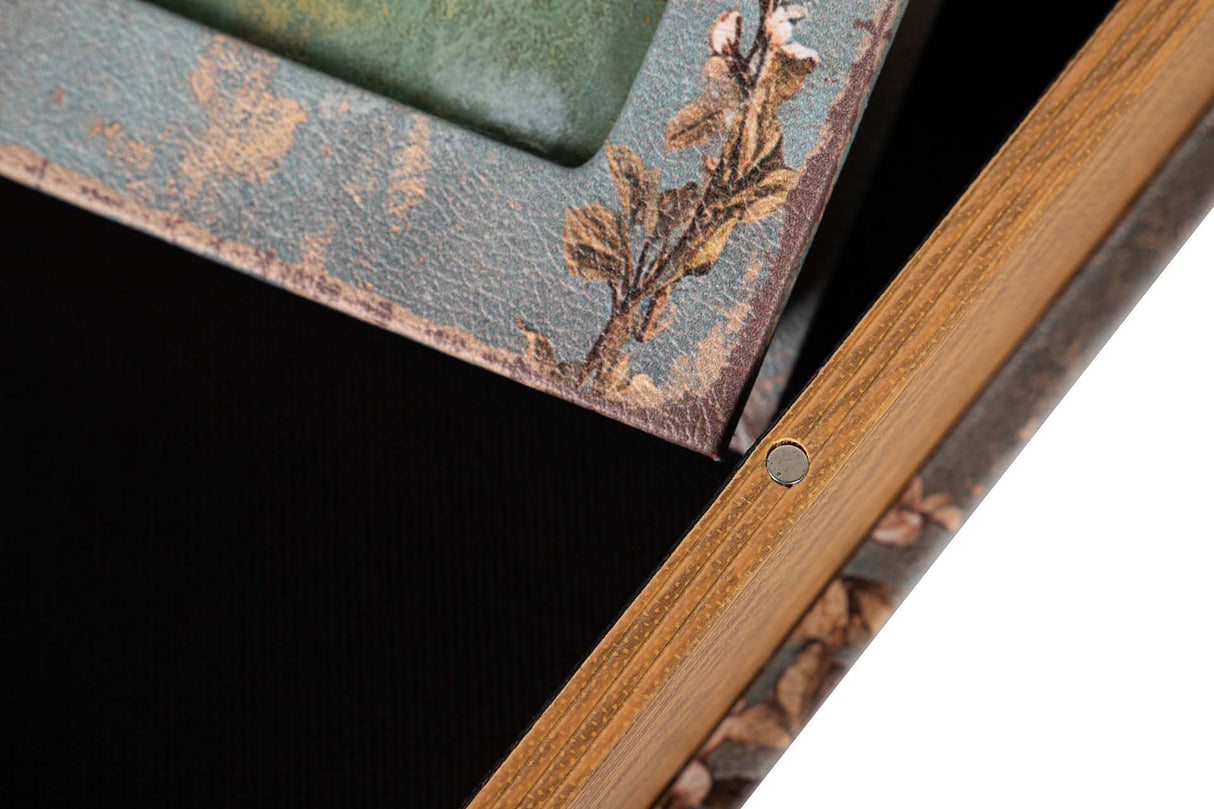 SET 2 CAJAS LIBRO ESPEJO 33x22x7 23x14x5 CM