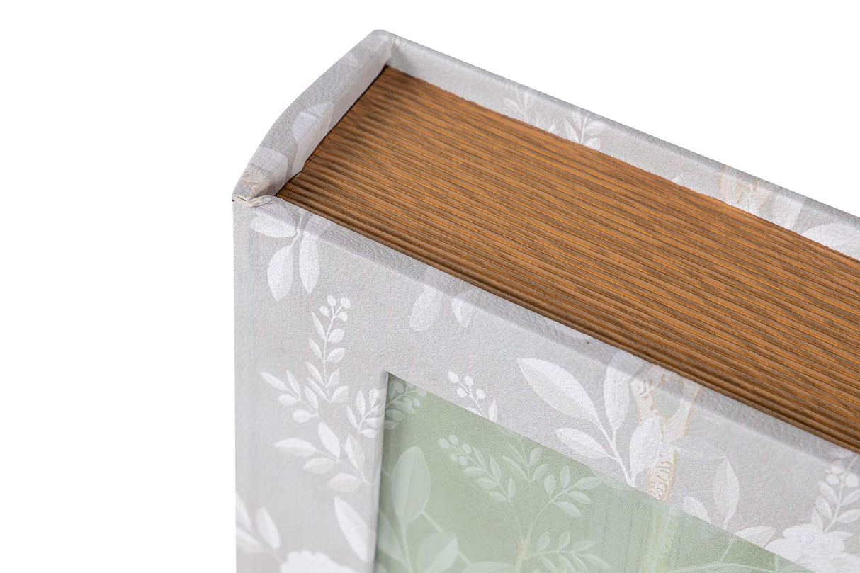 SET 2 CAJAS LIBRO ESPEJO 33x22x7 23x14x5 CM