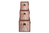 SET 3 BAULES 59x35x35 49x30x30 39x25x25 CM