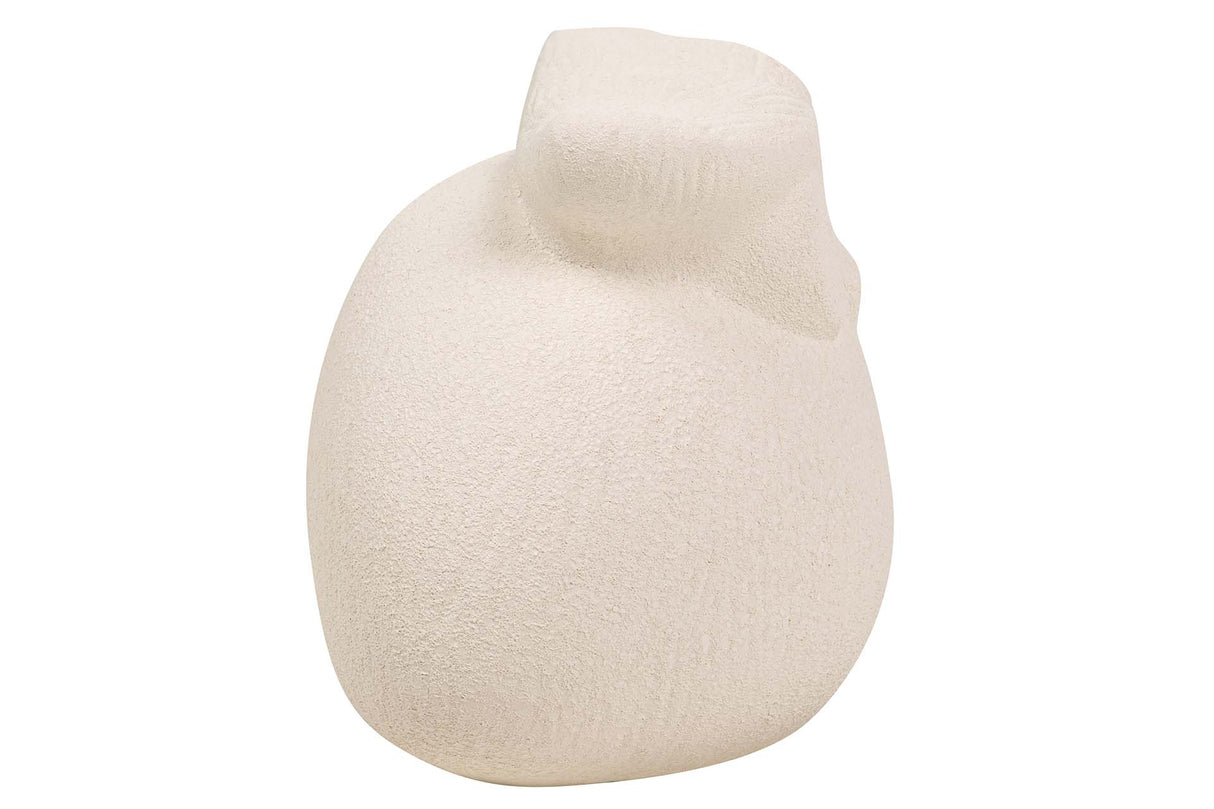 Beige Keramik BUHO 21x21x21 cm