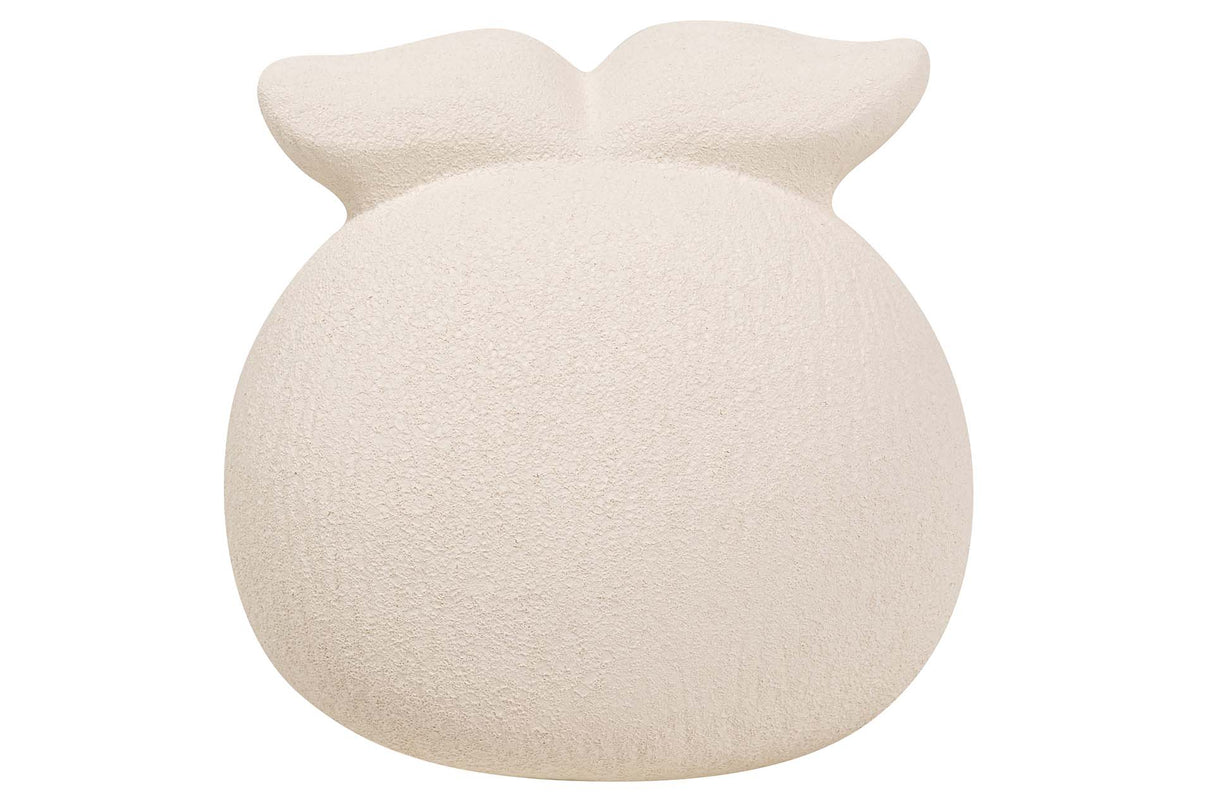 Beige Keramik BUHO 21x21x21 cm