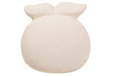Beige Keramik BUHO 21x21x21 cm