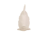 Abbildung beige Keramikfisch 30x24x10 cm