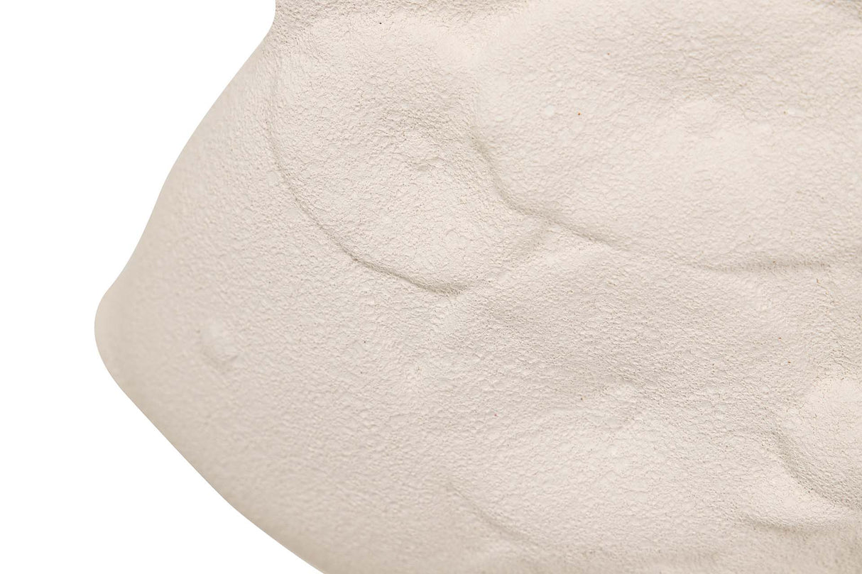 Abbildung beige Keramikfisch 30x24x10 cm