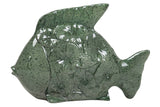 FIGURA PEZ CERAMICA VERDE 34x29x11 CM