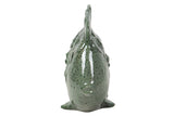 FIGURA PEZ CERAMICA VERDE 34x29x11 CM