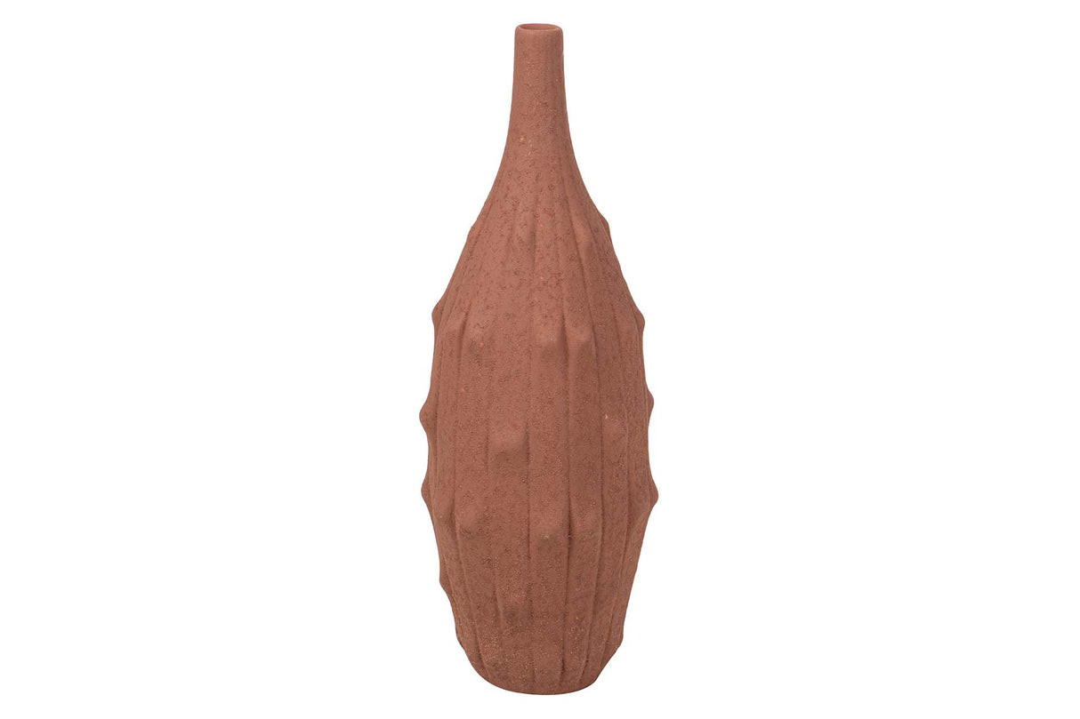 JARRON CERAMICA MARRON 18x18x40 CM
