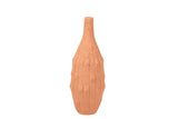 JARRON CERAMICA NARANJA 17x17x33 CM