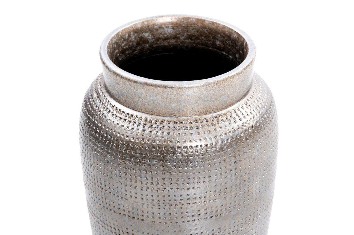 Vaso de cerâmica 17x17x35 cm