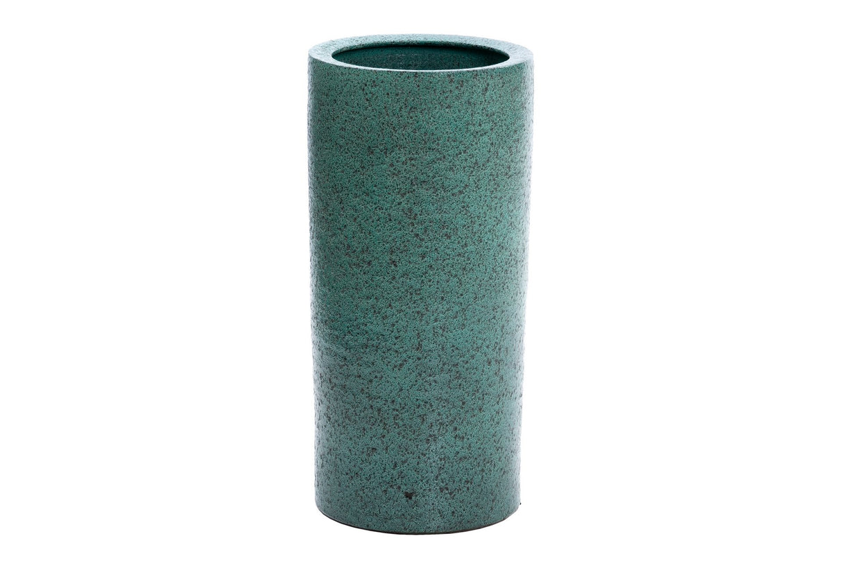 PARAGUERO CERAMICA VERDE 23x23x50 CM