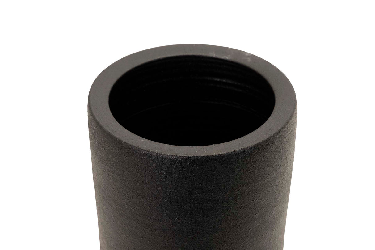 Parague ceramico opaco nero 23x23x50 cm