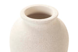 White Ceramic Florero 19x19x30 cm