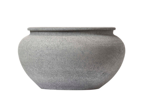 MACETERO CERAMICA GRIS 35x35x26 CM