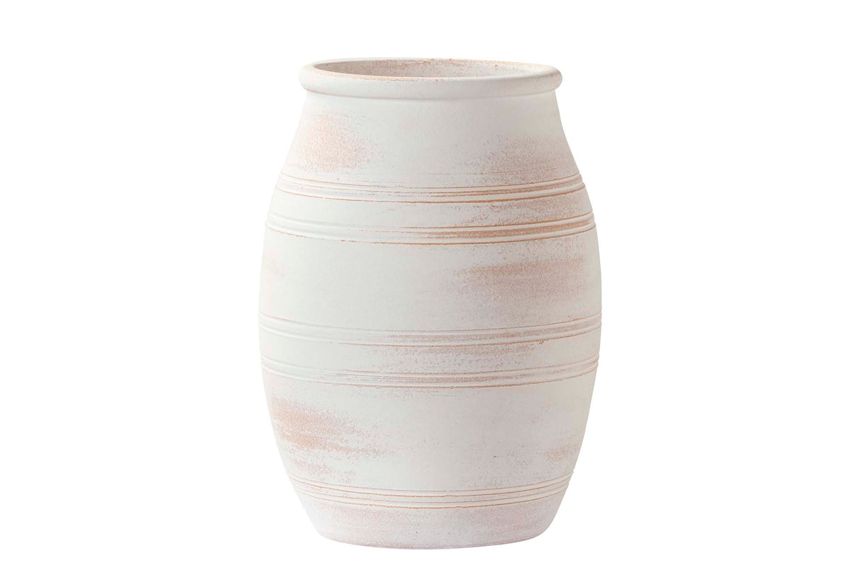 VASE CERAMICA BIANCO 28x28x40 cm