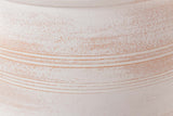 MACETERO CERAMICA BLANCA 35x35x30,5 CM
