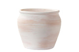 MACETERO CERAMICA BLANCA 35x35x30,5 CM