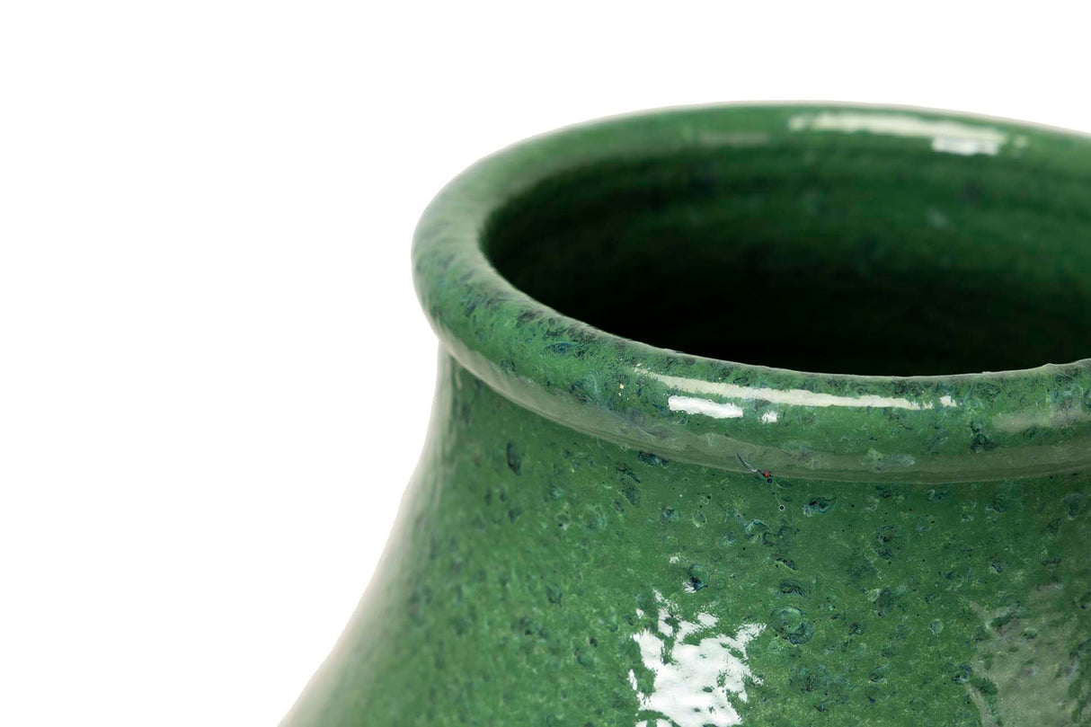 Green Ceramic Florer 30x30x80 cm