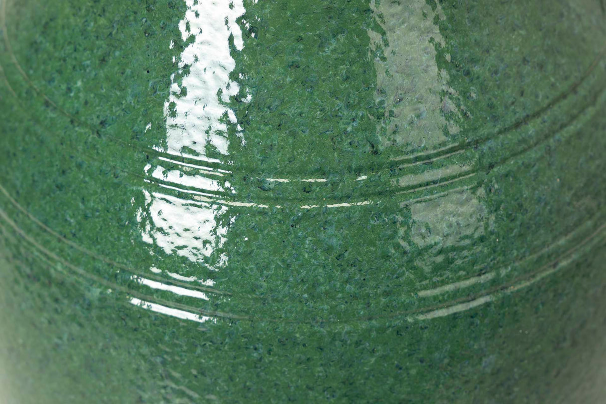 Vase en céramique verte 26x26x60 cm