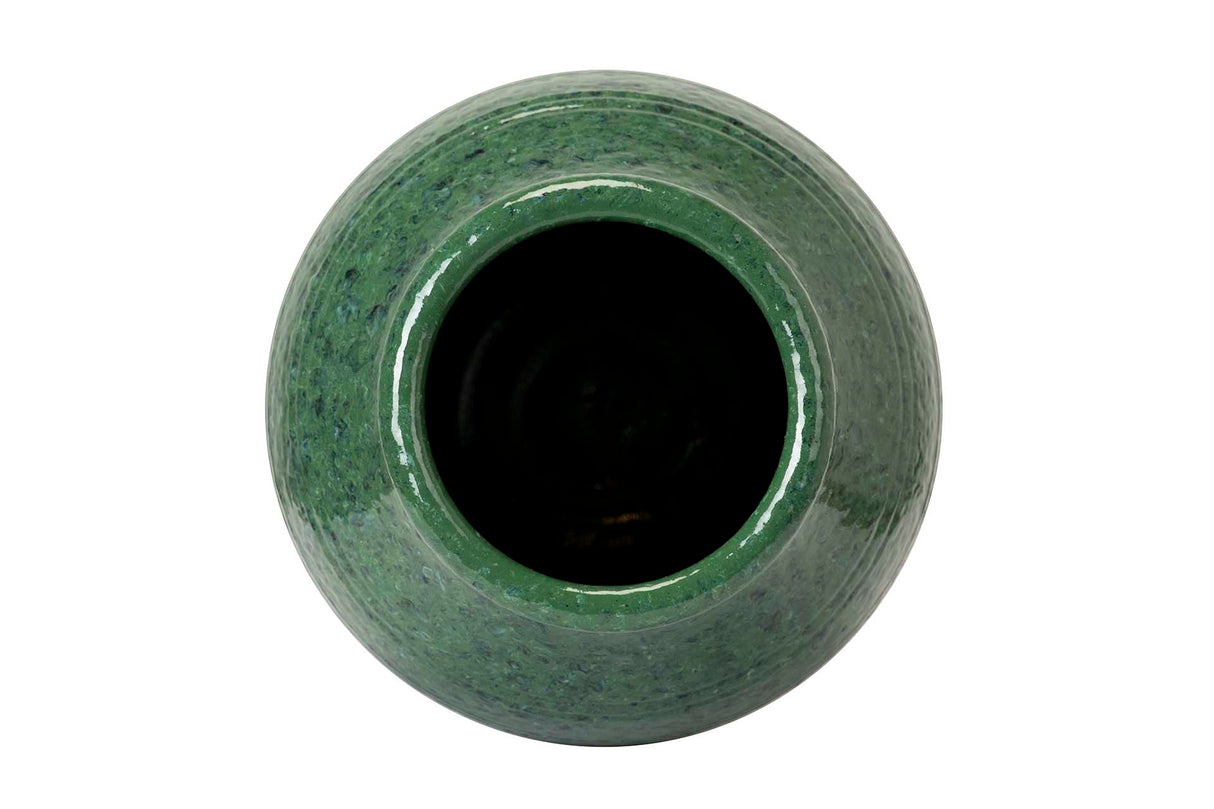 Green Ceramic Florer 23x23x40 cm