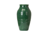 Green Ceramic Florer 19x19x30 cm