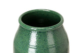 Vaso de cerâmica verde 28x28x40 cm