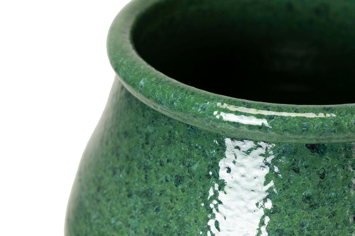 VASE Ceramico verde 28x28x40 cm