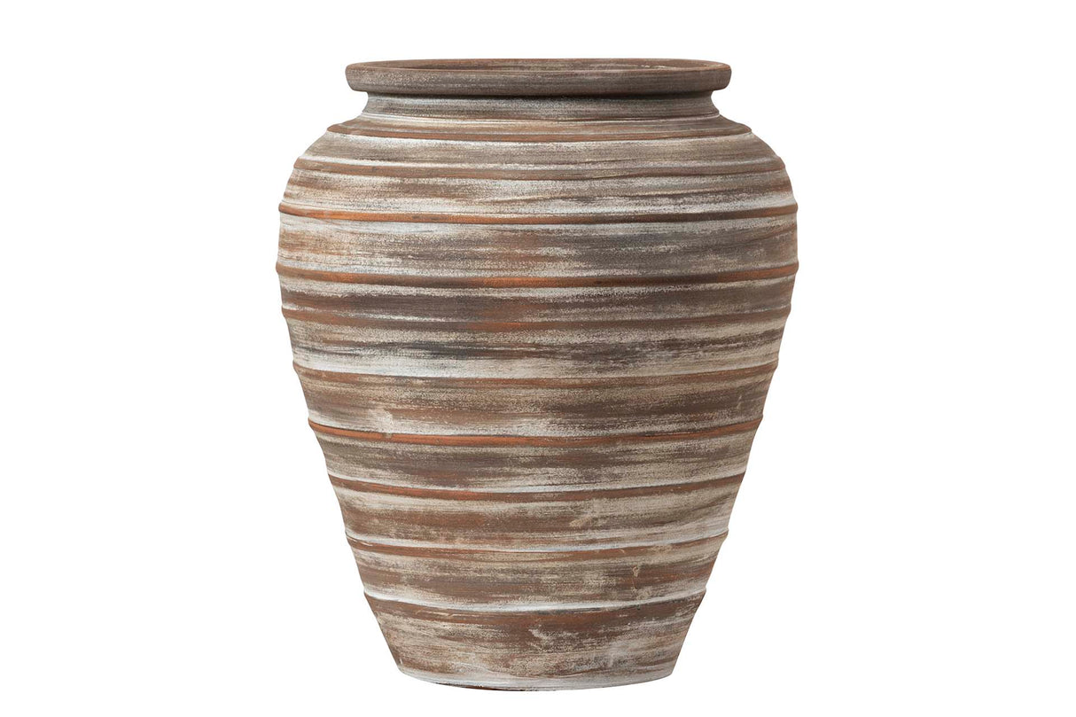 Ceramica Marron 44x44x52 cm Vase