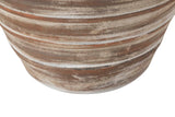 Ceramica Marron 44x44x52 cm Vase