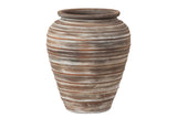 Ceramica Marron 44x44x52 cm Vase