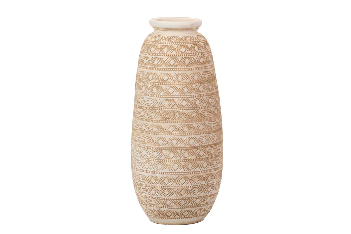 Keramikvase Beige 26x26x60 m