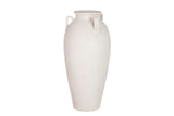 Vase en céramique blanc 28x28x60 cm