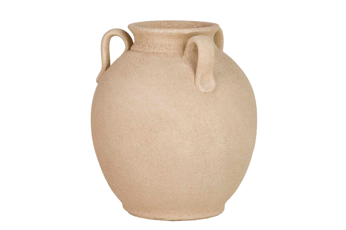 Ceramica Marron 35x35x40 cm Vase