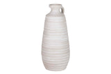 Vase in ceramica grigio 18x18x50 cm
