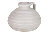 24x24x17 cm graue Keramikvase