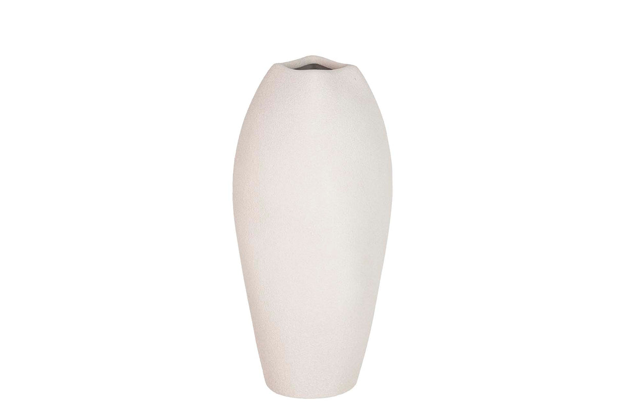 Grey Ceramic Florer 18x18x40 cm