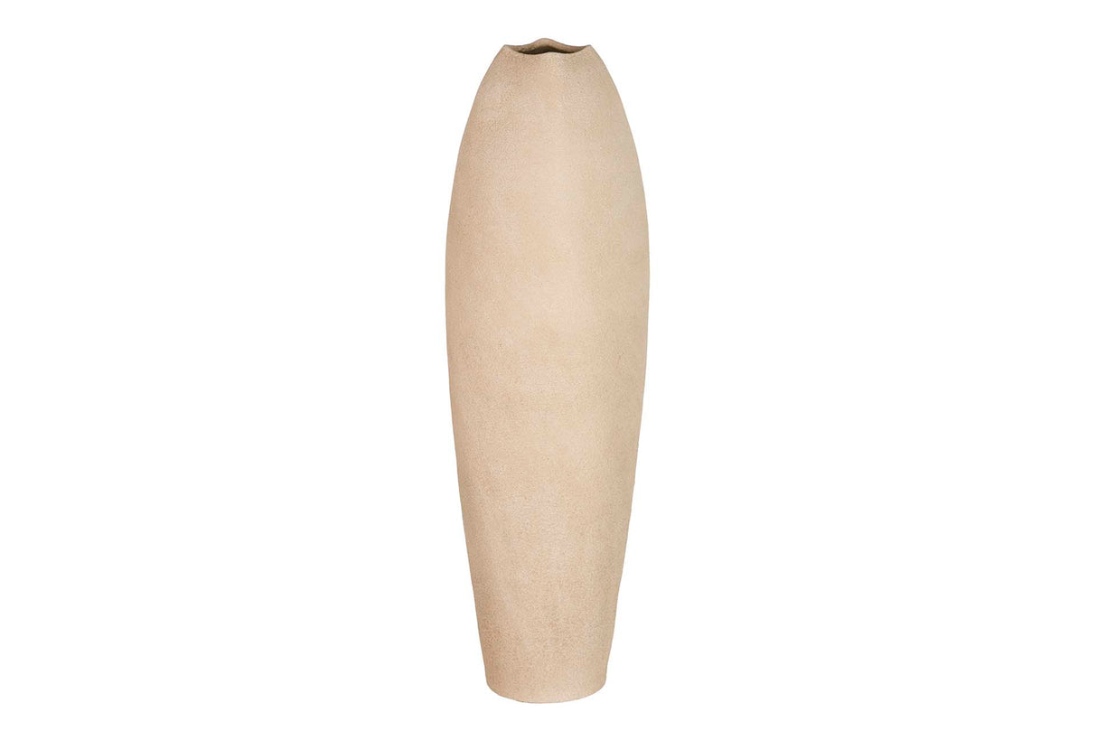 Vase en céramique brun 24x24x80 cm