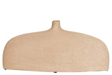 Brown Ceramic Florero 24x20x20 cm