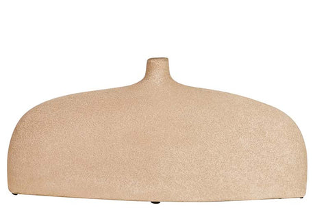 Brown Ceramic Florero 24x20x20 cm