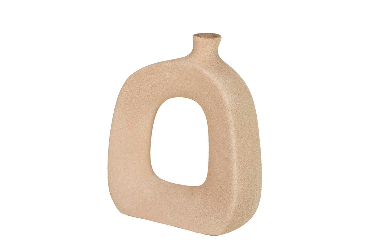 Brown Ceramic Florer 30x11x30 cm